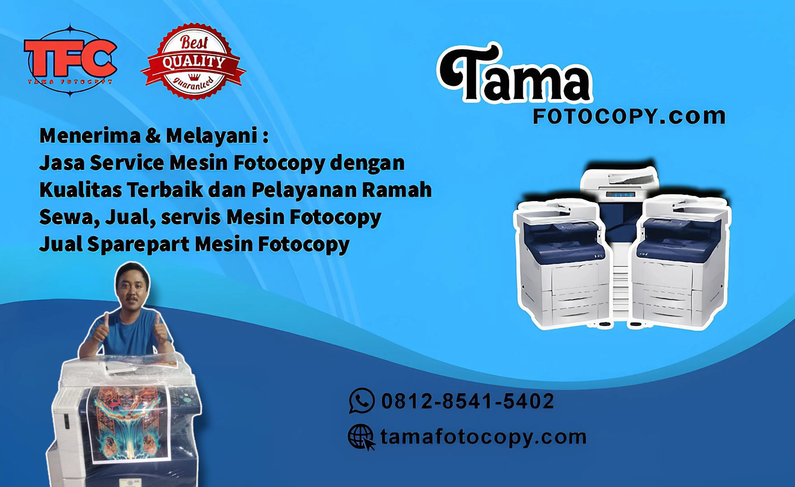 Service Mesin Fotocopy Bergaransi Jabodetabek Tamafotocopy