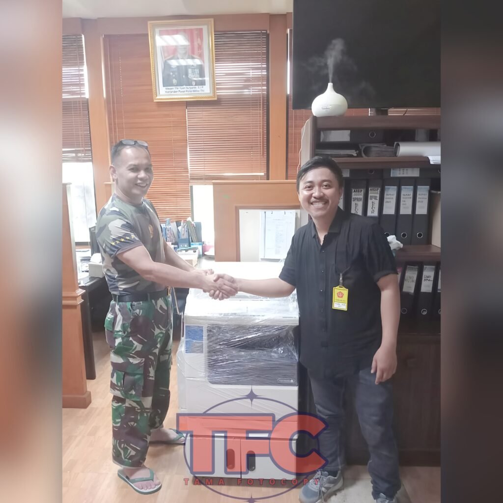 Pengiriman Mesin Fotocopy TNI Cijantung